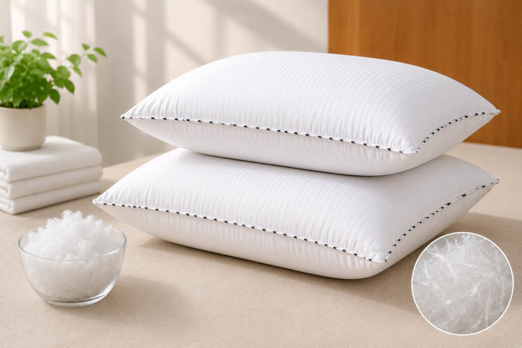 মাইক্রো ফাইবার বালিশ 02টি। Micro Fiber Head Pillow