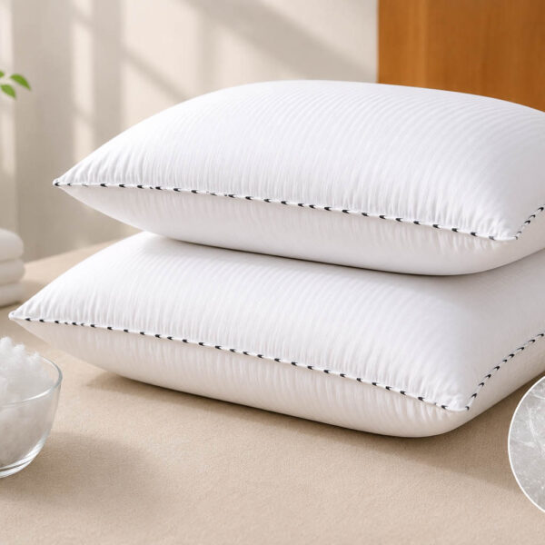 মাইক্রো ফাইবার বালিশ 02টি। Micro Fiber Head Pillow